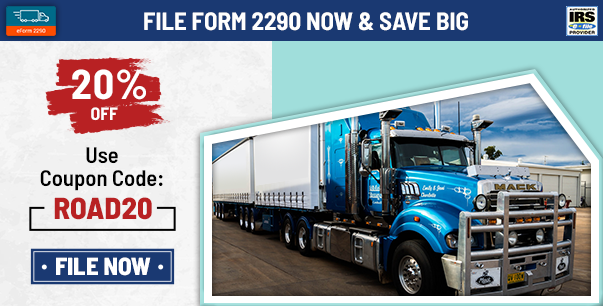 File IRS HVUT with eform2290 today & Get 20% off!! Picture Box