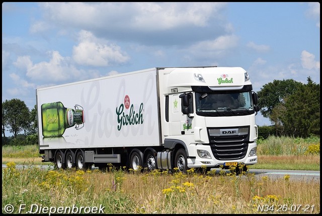 15-BRS-4 DAF 106 Grolsch-BorderMaker Rijdende auto's 2021