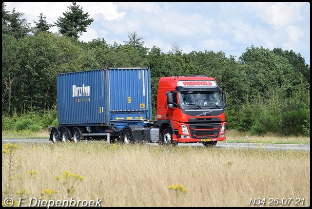 93-BHG-1 Volvo FM Vredeveld auto 1339-BorderMaker Rijdende auto's 2021