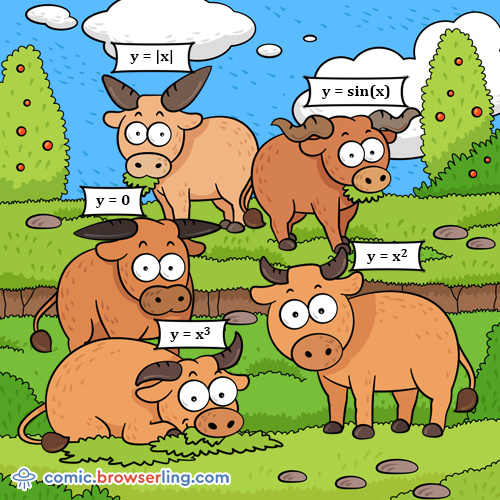 Math Cows - Web Joke Tech Jokes