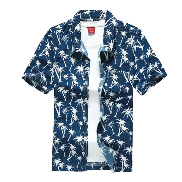 Hawaiian Shirts Plant Design Aloha Beach Shirts Fo Picture Box