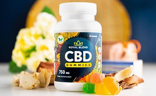 Royal Blend CBD Gummies Picture Box