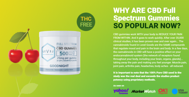 How Does Level Goods CBD Gummies Work? Picture Box