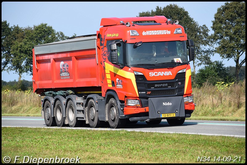 2-BPF-3 Scania R450 XT De Hondsrug-BorderMaker - Rijdende auto's 2021