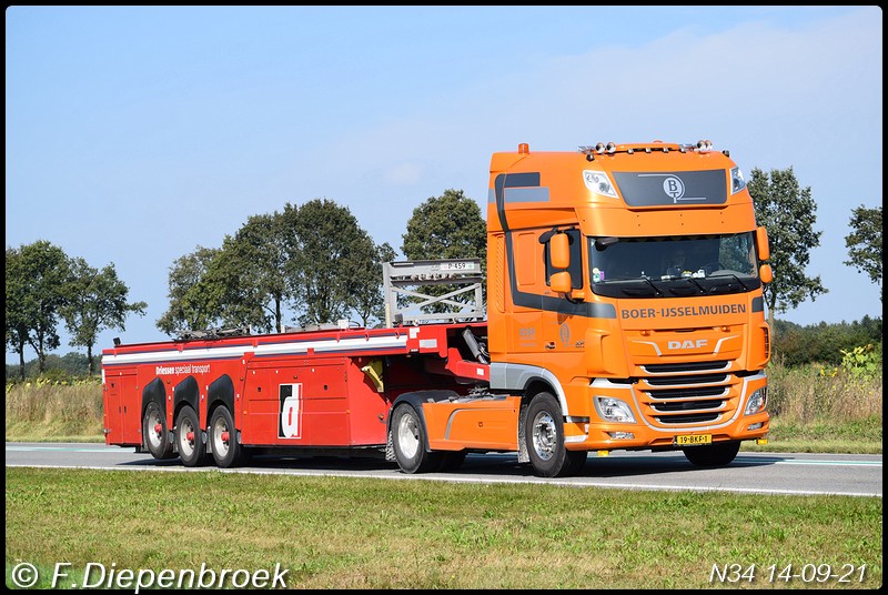 19-BKF-1 DAF 106 Boer Ijsselmuiden-BorderMaker - Rijdende auto's 2021