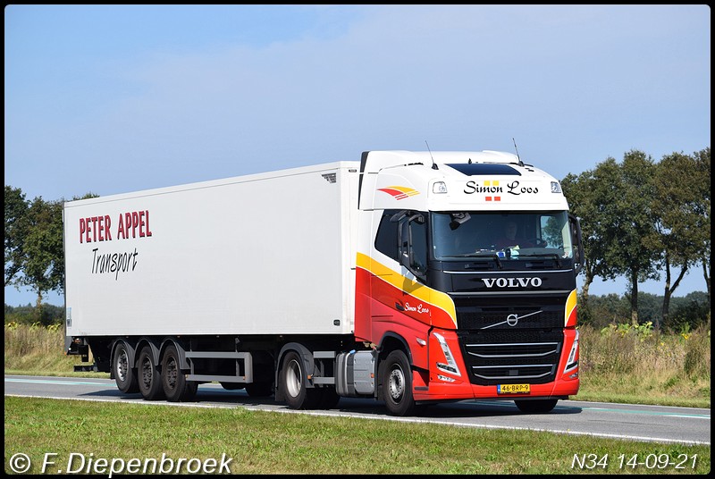 46-BRP-9 Volvo FH4 Simon Loos-BorderMaker - Rijdende auto's 2021