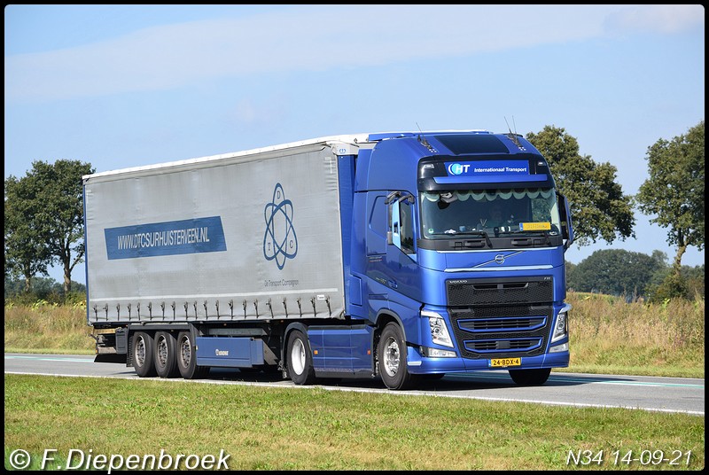 24-BDX-4 Volvo FH4 HT Holwerd Frank Donker Oosterw - Rijdende auto's 2021