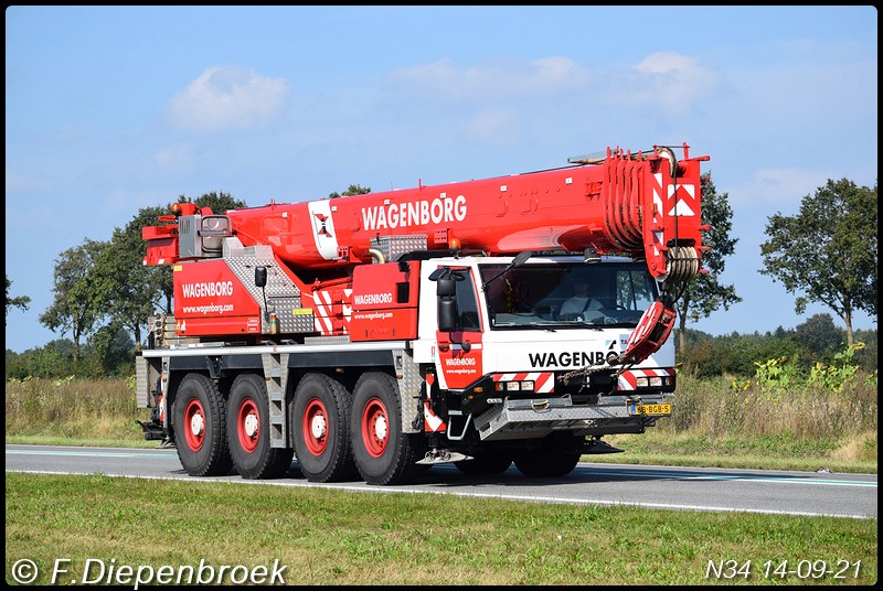 68-BGB-5 Tadano Faun Wagenborg-BorderMaker - Rijdende auto's 2021