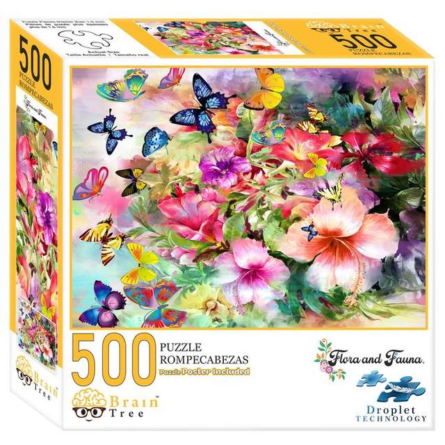 Flora and fauna 500 Pieces Jigsaw Puzzles Brain Tree Games
