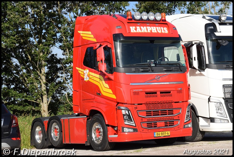 86-BFF-6 Volvo FH16 750 Kamphuis-BorderMaker - 2021