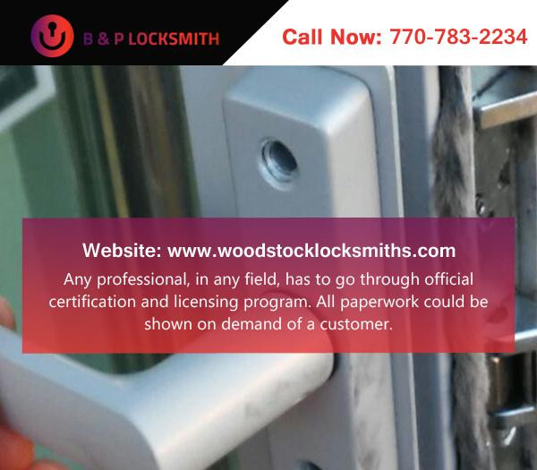 2 Locksmith Woodstock GA | B & P Locksmith