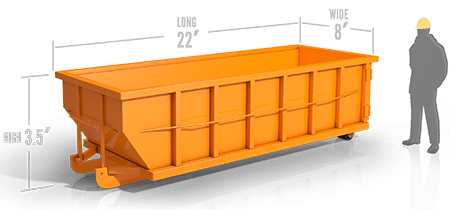 20-yard Same Day Dumpster Rental Lafayette