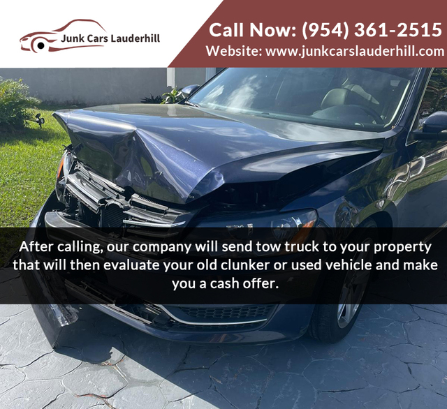 2 Junk Cars Lauderhill | Cash For Junk Cars Lauderhill FL