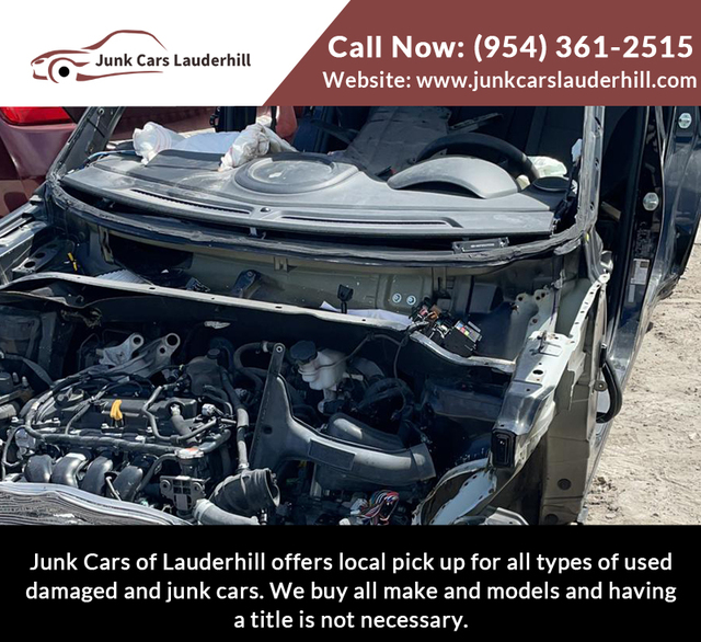 5 Junk Cars Lauderhill | Cash For Junk Cars Lauderhill FL