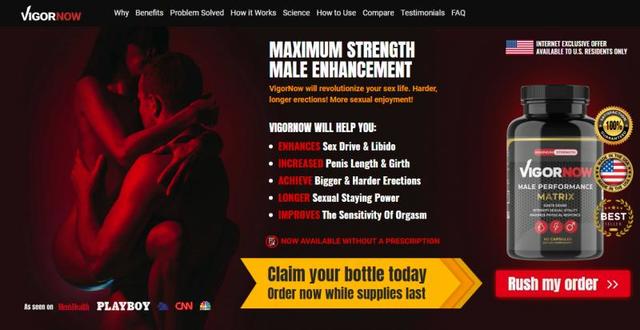 Vigornow Male Enhancement, Reviews And Ingredients Picture Box