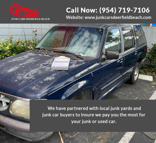 3 Junk Cars Deerfield Beach | Cash For Junk Cars Deerfield Beach FL