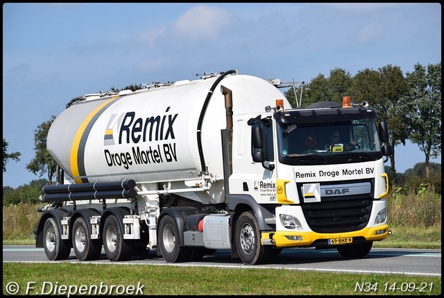 69-BHX-9 DAF CF Remix-BorderMaker Rijdende auto's 2021