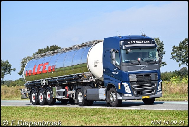 85-BDP-7 Volvo FH4 v.d Lee-BorderMaker Rijdende auto's 2021