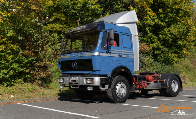 LKW-Youngtimer-Fahrt Hessen powered by www LKW Trucks Oldtimer Youngtimer Rundfahrt Hessen, Zwischenstop in Haiger bei Heinz ArbeitsbÃ¼hnen. #truckpicsfamily #oldschool