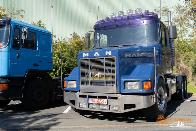 LKW-Youngtimer-Fahrt Hessen powered by www LKW Trucks Oldtimer Youngtimer Rundfahrt Hessen, Zwischenstop in Haiger bei Heinz ArbeitsbÃ¼hnen. #truckpicsfamily #oldschool