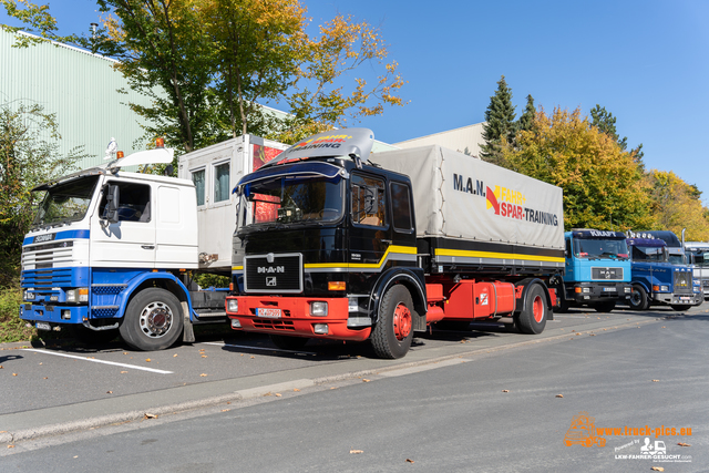 LKW-Youngtimer-Fahrt Hessen powered by www LKW Trucks Oldtimer Youngtimer Rundfahrt Hessen, Zwischenstop in Haiger bei Heinz ArbeitsbÃ¼hnen. #truckpicsfamily #oldschool