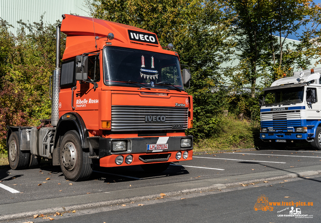 LKW-Youngtimer-Fahrt Hessen powered by www LKW Trucks Oldtimer Youngtimer Rundfahrt Hessen, Zwischenstop in Haiger bei Heinz ArbeitsbÃ¼hnen. #truckpicsfamily #oldschool