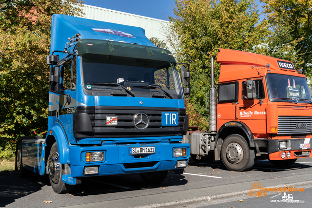 LKW-Youngtimer-Fahrt Hessen powered by www LKW Trucks Oldtimer Youngtimer Rundfahrt Hessen, Zwischenstop in Haiger bei Heinz Arbeitsbühnen. #truckpicsfamily #oldschool