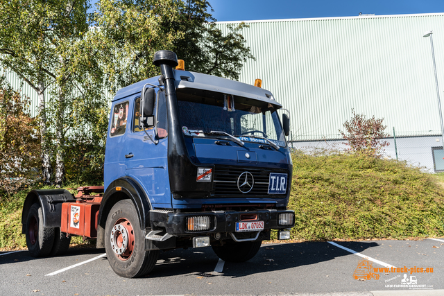 LKW-Youngtimer-Fahrt Hessen powered by www LKW Trucks Oldtimer Youngtimer Rundfahrt Hessen, Zwischenstop in Haiger bei Heinz ArbeitsbÃ¼hnen. #truckpicsfamily #oldschool