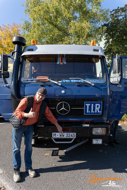 LKW-Youngtimer-Fahrt Hessen powered by www LKW Trucks Oldtimer Youngtimer Rundfahrt Hessen, Zwischenstop in Haiger bei Heinz ArbeitsbÃ¼hnen. #truckpicsfamily #oldschool