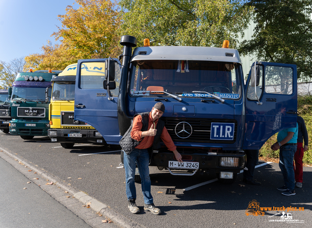 LKW-Youngtimer-Fahrt Hessen powered by www LKW Trucks Oldtimer Youngtimer Rundfahrt Hessen, Zwischenstop in Haiger bei Heinz ArbeitsbÃ¼hnen. #truckpicsfamily #oldschool