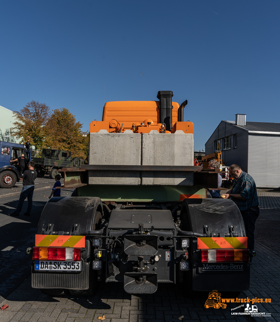 LKW-Youngtimer-Fahrt Hessen powered by www LKW Trucks Oldtimer Youngtimer Rundfahrt Hessen, Zwischenstop in Haiger bei Heinz ArbeitsbÃ¼hnen. #truckpicsfamily #oldschool