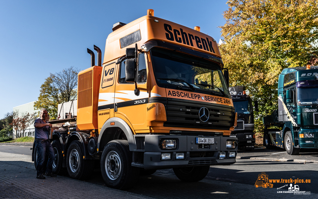 LKW-Youngtimer-Fahrt Hessen powered by www LKW Trucks Oldtimer Youngtimer Rundfahrt Hessen, Zwischenstop in Haiger bei Heinz ArbeitsbÃ¼hnen. #truckpicsfamily #oldschool