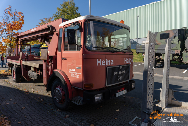 LKW-Youngtimer-Fahrt Hessen powered by www LKW Trucks Oldtimer Youngtimer Rundfahrt Hessen, Zwischenstop in Haiger bei Heinz ArbeitsbÃ¼hnen. #truckpicsfamily #oldschool