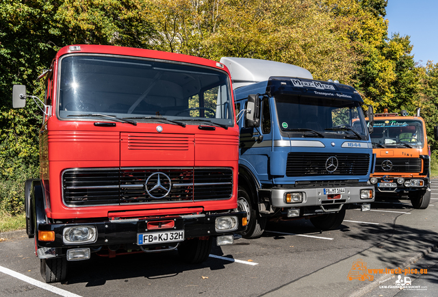 LKW-Youngtimer-Fahrt Hessen powered by www LKW Trucks Oldtimer Youngtimer Rundfahrt Hessen, Zwischenstop in Haiger bei Heinz ArbeitsbÃ¼hnen. #truckpicsfamily #oldschool