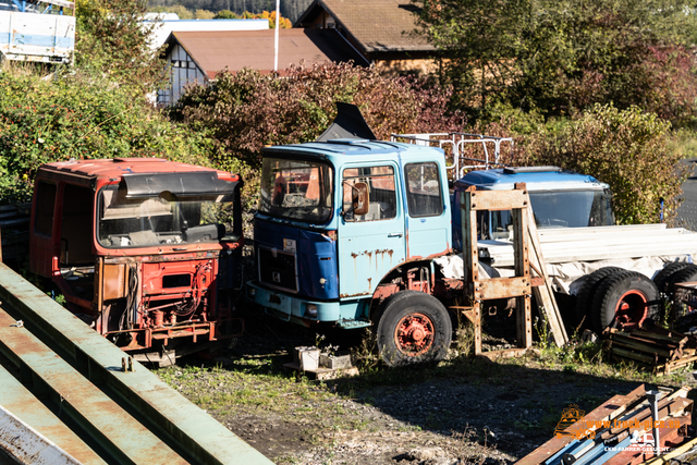 LKW-Youngtimer-Fahrt Hessen powered by www LKW Trucks Oldtimer Youngtimer Rundfahrt Hessen, Zwischenstop in Haiger bei Heinz ArbeitsbÃ¼hnen. #truckpicsfamily #oldschool