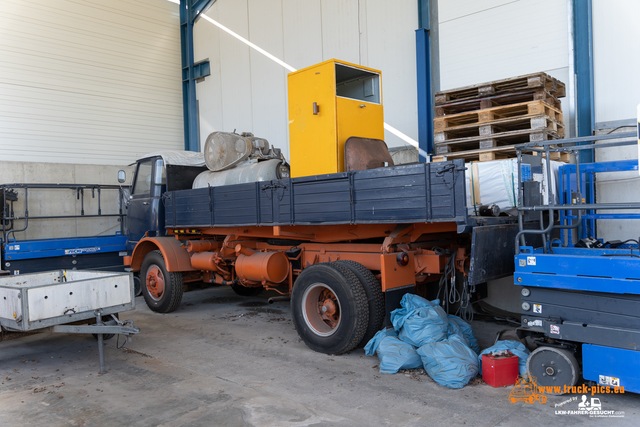 LKW-Youngtimer-Fahrt Hessen powered by www LKW Trucks Oldtimer Youngtimer Rundfahrt Hessen, Zwischenstop in Haiger bei Heinz ArbeitsbÃ¼hnen. #truckpicsfamily #oldschool