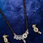 short mangalsutra designs (1) - Buy Latest Short Mangalsutra Designs Online at Anuradha Art Jewellery at Lowest Price