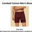 Combed Cotton Men's Boxers - XYXXCREW