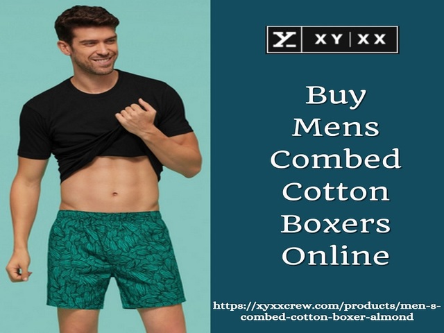 Buy Mens Combed Cotton Boxers Online XYXXCREW