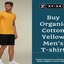 Buy Organic Cotton Yellow M... - XYXXCREW