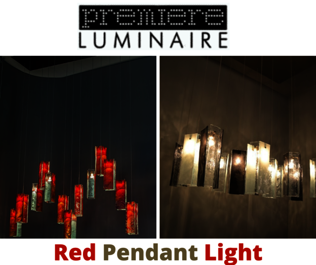 Red Pendant Light In USA Create Peaceful Environment With Red Pendant Light!