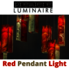Create Peaceful Environment With Red Pendant Light!