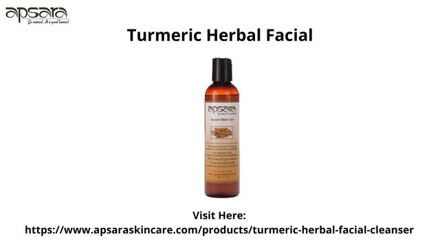 Turmeric Herbal Facial apsara skin care