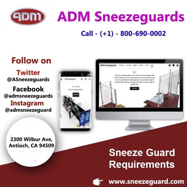 Sneeze Guard Requirements â€“ ADM Sneezeguards â€“ Picture Box