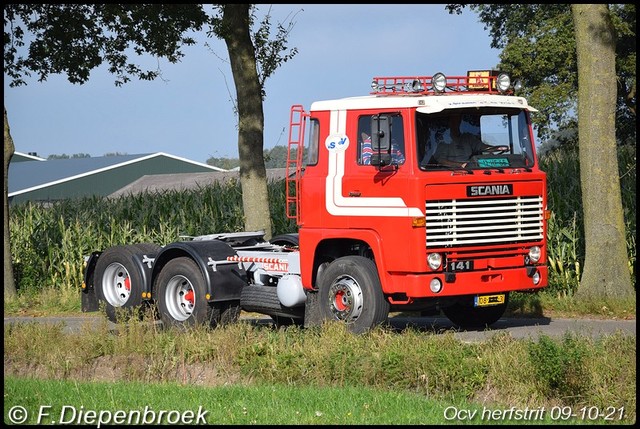 Scania 141 Van Straalen en de Vries2-BorderMaker Ocv Herfstrit 09-10-2021