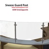How can you install to Snee... - Sneeze Guard Post