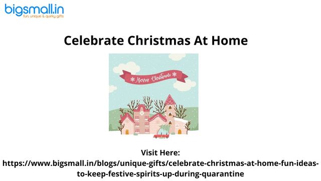 Celebrate Christmas At Home onlinegift