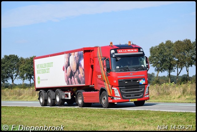 96-BLB-2 Volvo FH4 HH v.d Velde-BorderMaker Rijdende auto's 2021