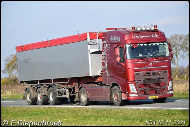 1-BGN-2 Volvo FH4 van der Velde Noordhorn-BorderMa Rijdende auto's 2021