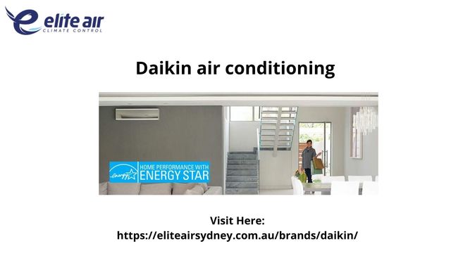 Daikin air conditioning eliteair